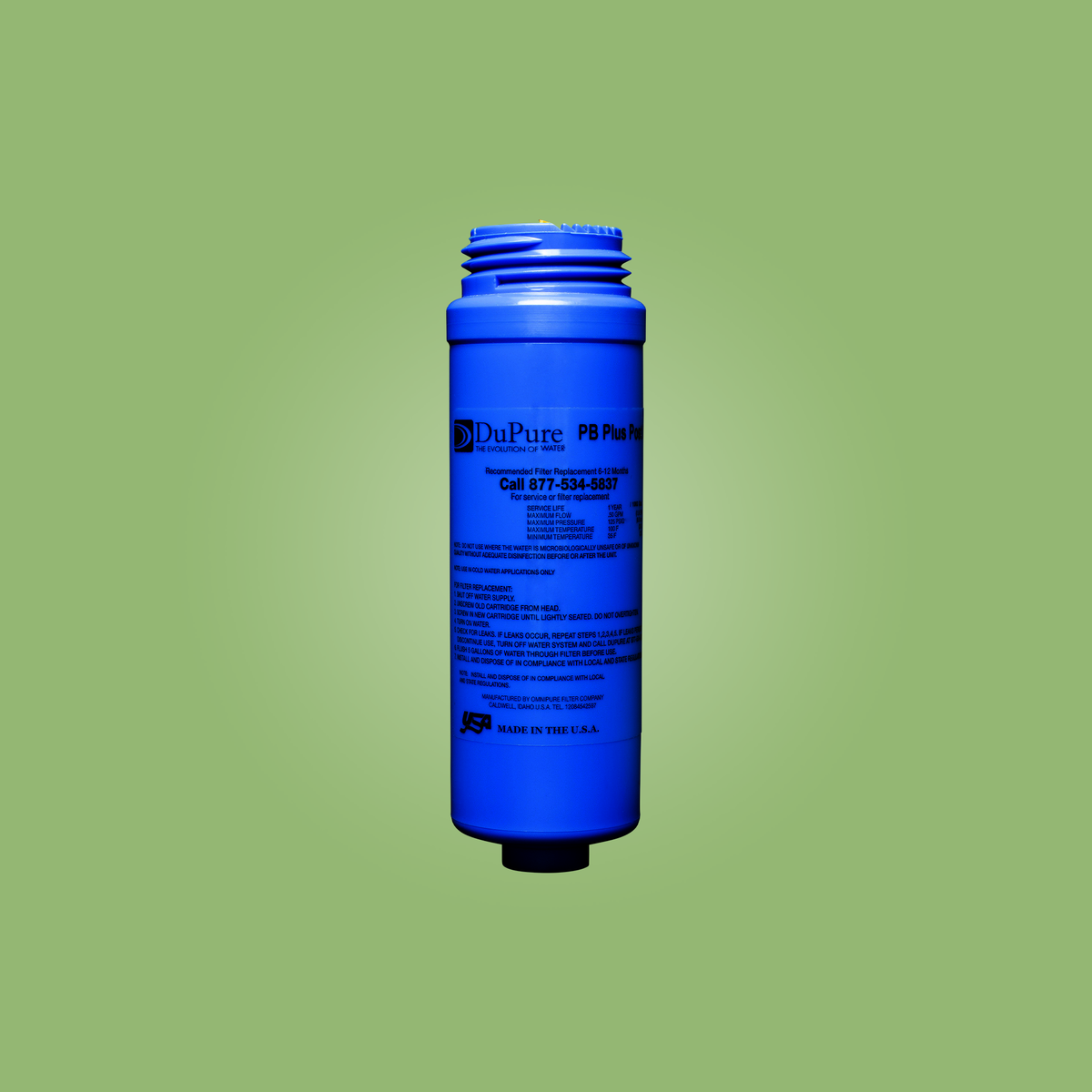 Dupure Pure Blue PB PLUS 8 Single Replacement Filter